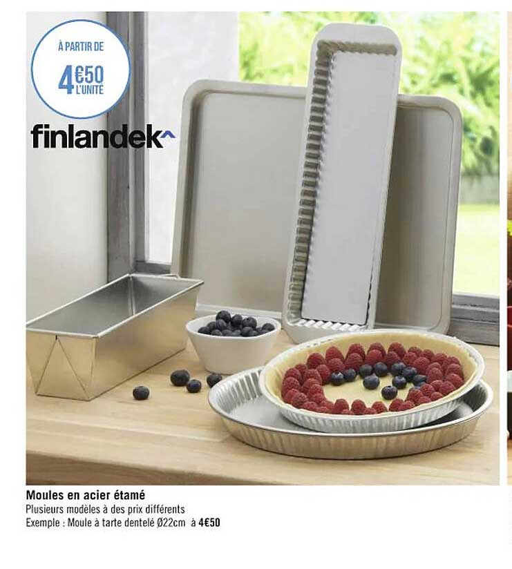 moules en acier étamé finlandek
