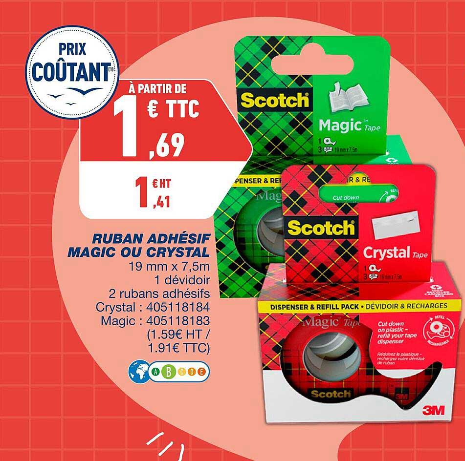 Ruban Adhésif Magic Ou Cristal