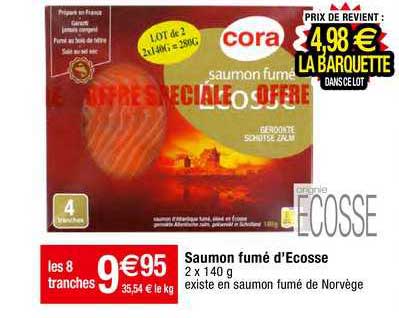 saumon fumé d'ecosse