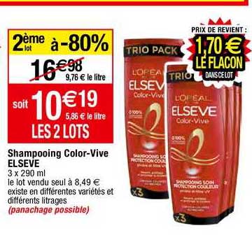 shampooing color-vive elseve