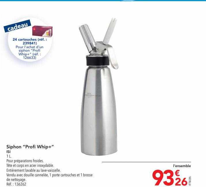 Siphon "profi Whip +" Isi