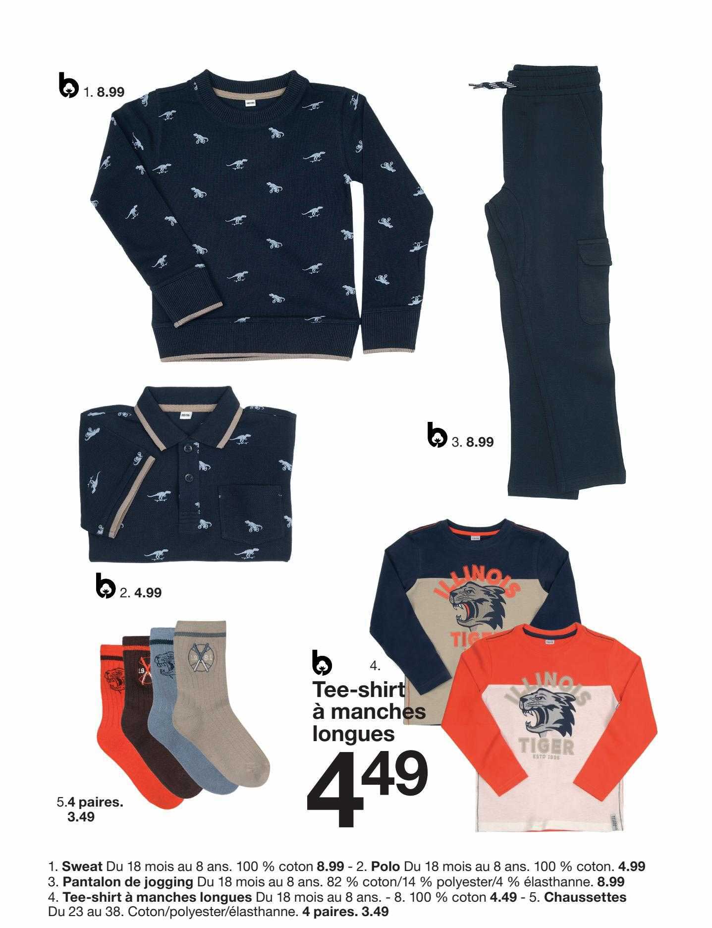 tee-shirt à manches longues