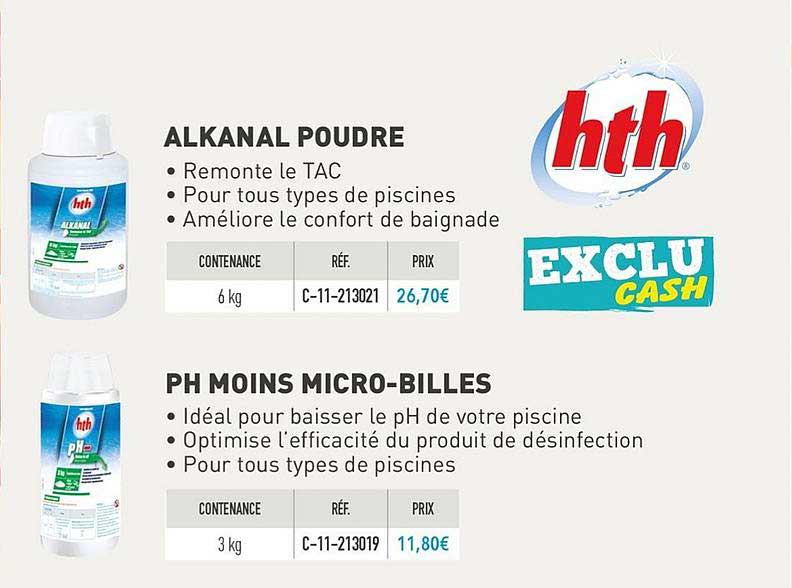 alkanal poudre ph moins micro billes