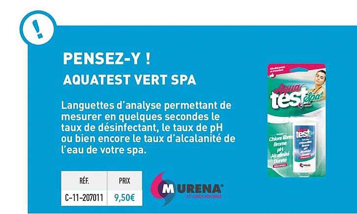 aquatest vert spa murena