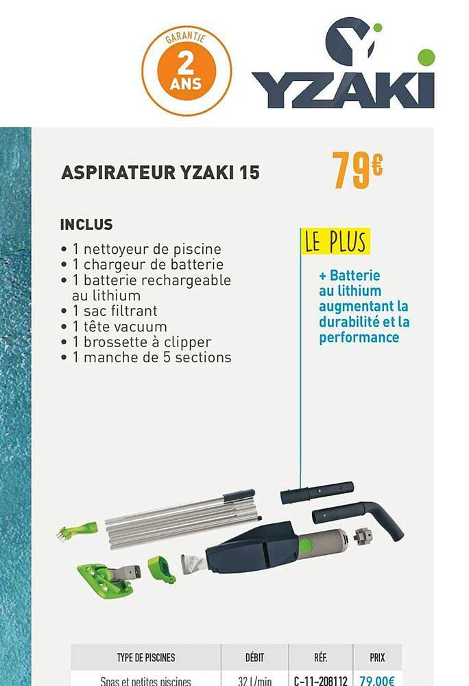 Aspirateur Yzaki 15