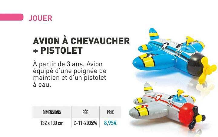 avion à chevaucher + pistolet
