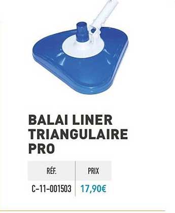 Balai Liner Triangulaire Pro