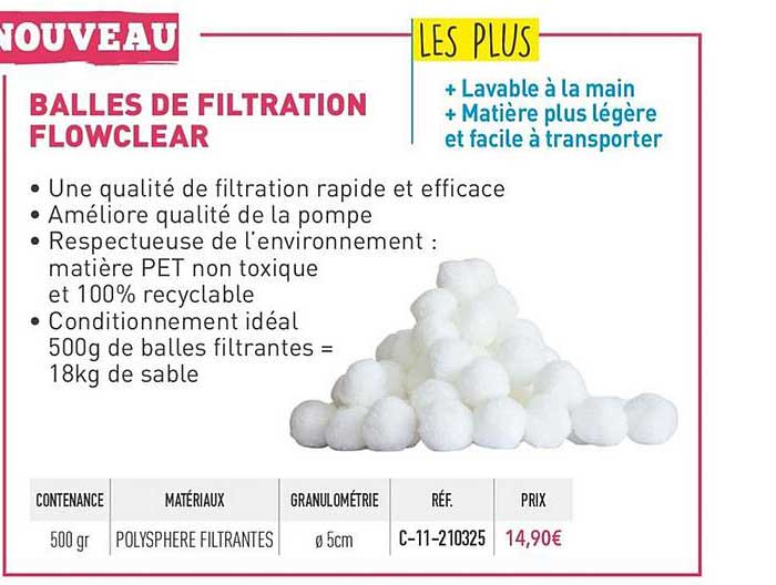 Balles De Filtration Flowclear