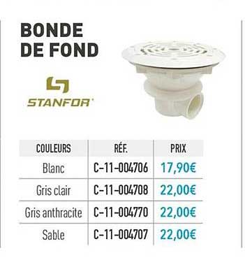 bonde de fond stanfor