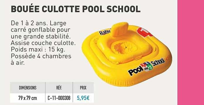 bouée culotte pool school