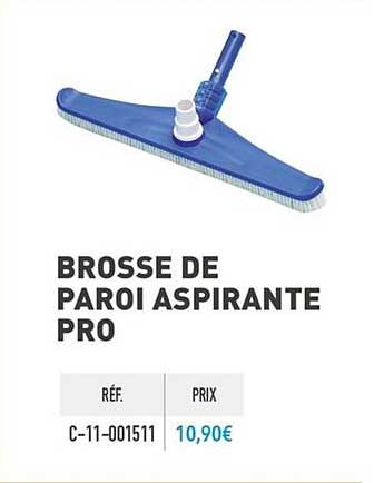brosse de paroi aspirante pro