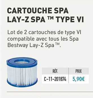 cartouche spa lay z spa type VI