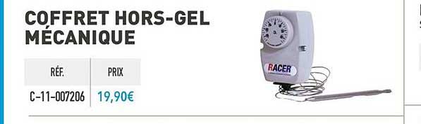 coffret hors gel mécanique