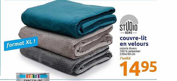 Couvre Lit En Velours