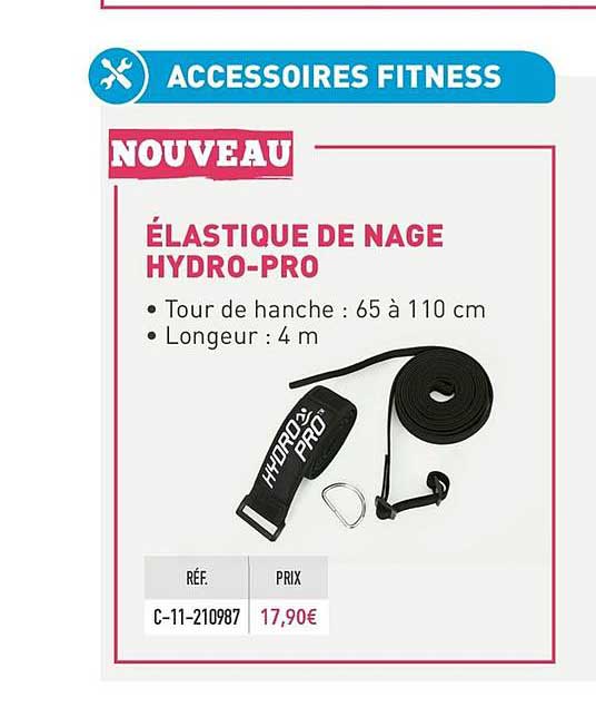 élastique de nage hydro pro