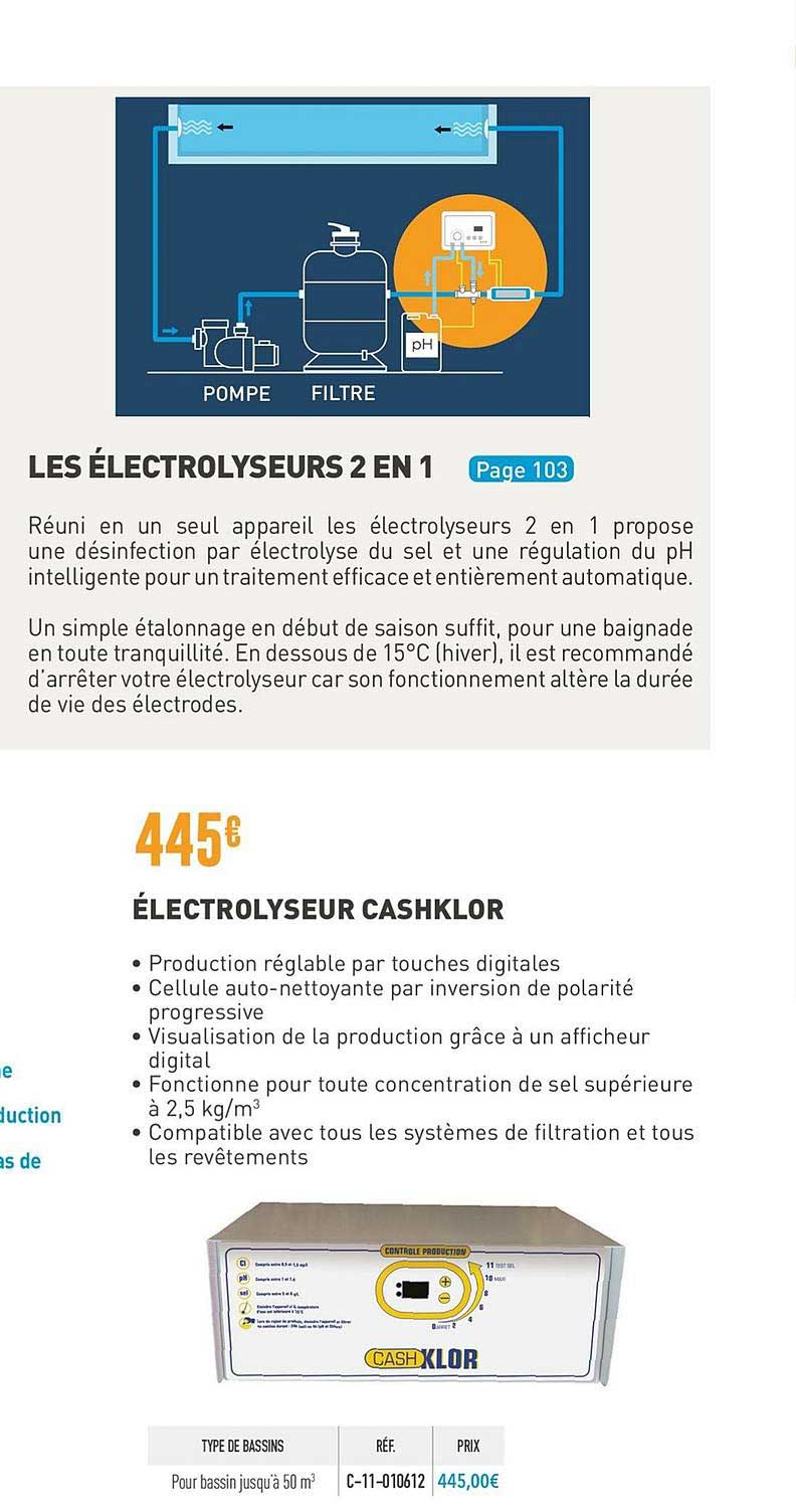 électrolyseur cashklor
