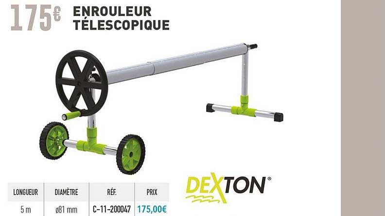 enrouleur télescopique dexton