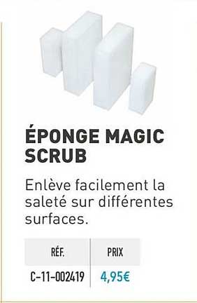 éponge magic scrub
