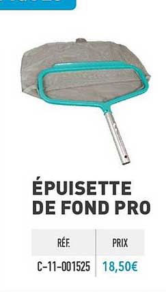 épuisette De Fond Pro