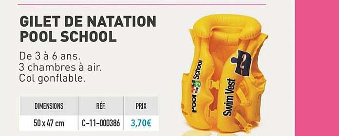 gilet de natation pool school