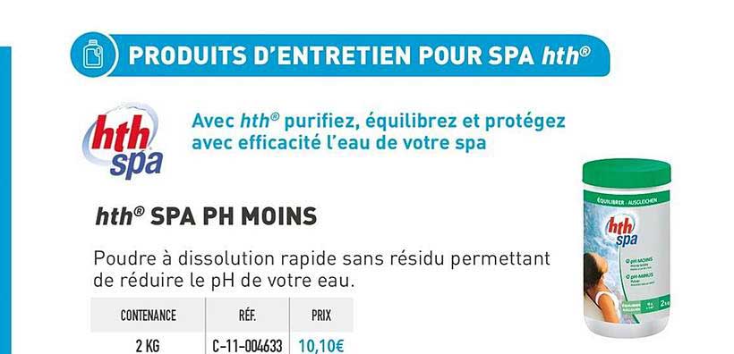 hth spa ph moins