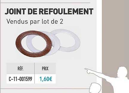 joint de refoulement