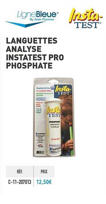 languettes analyse instatest pro phosphate