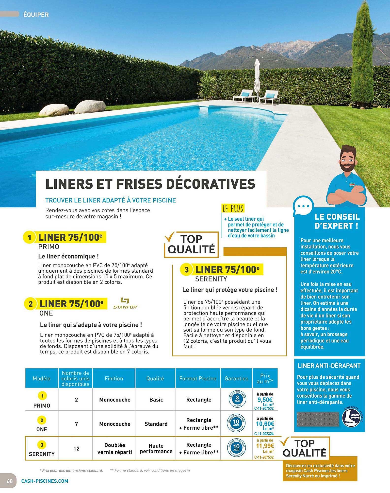 liners et frises décoratives