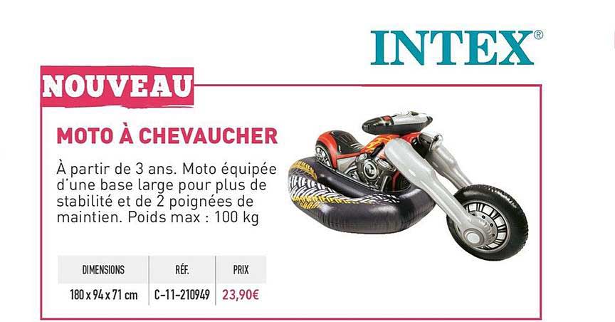 moto à chevaucher intex