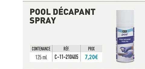 pool décapant spray