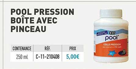 pool pression boîte avec pinceau