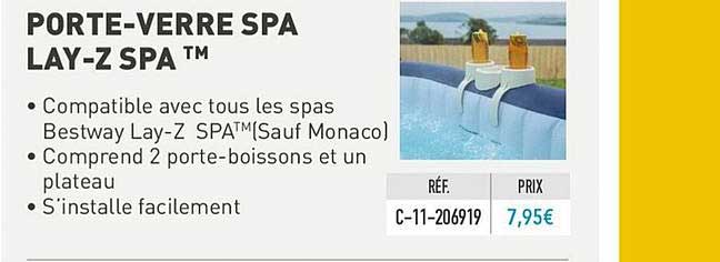 porte verre spa lay z spa