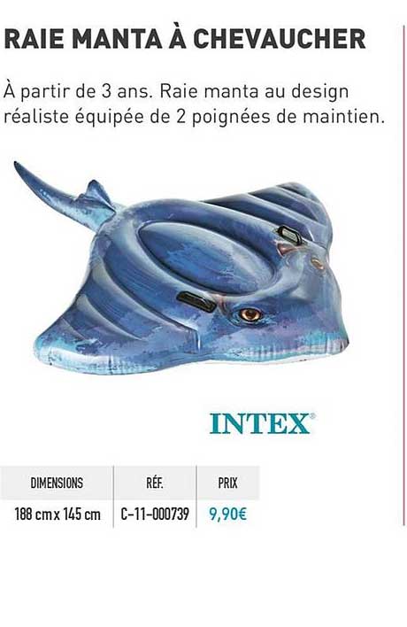 raie manta c intex