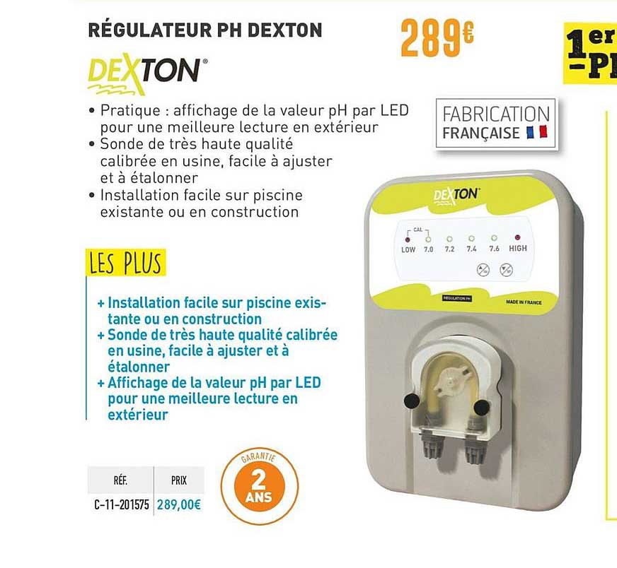 régulateur ph dexton