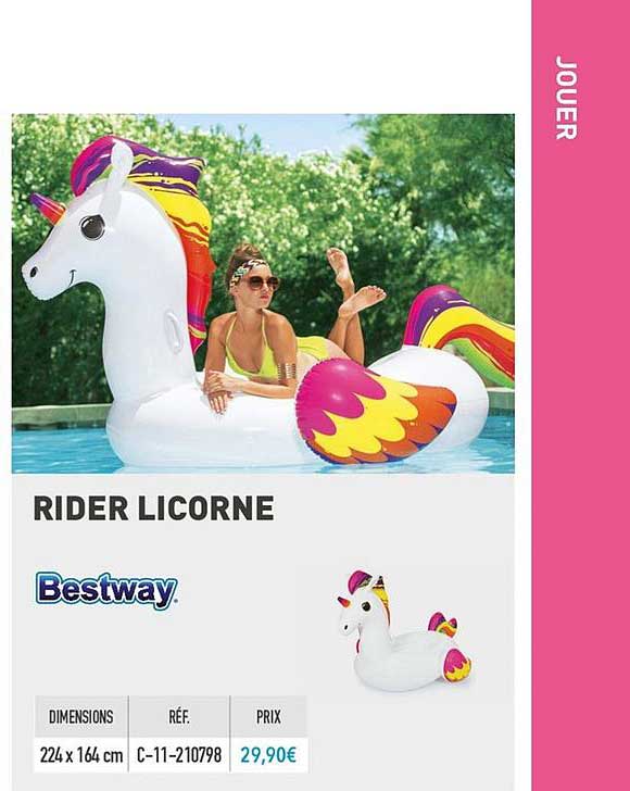 rider licorne bestway