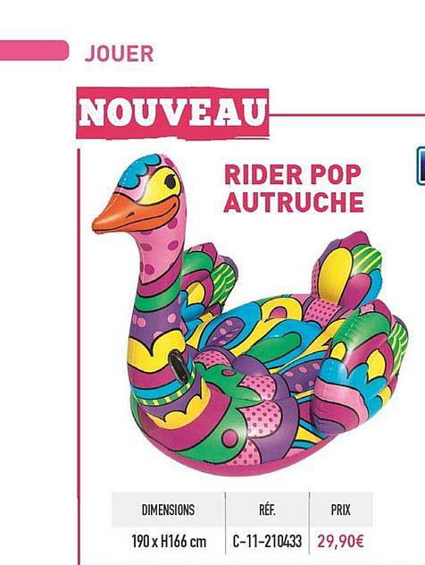 rider pop autruche
