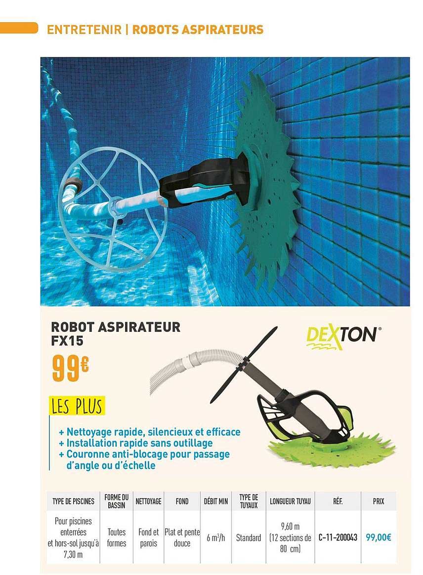 robot aspirateur fx15