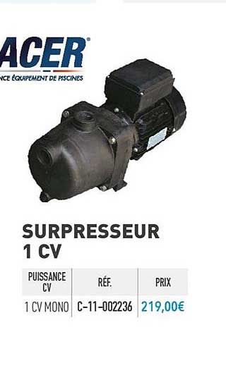 surpresseur 1 cv racer