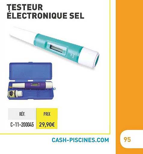 testeur électronique sel