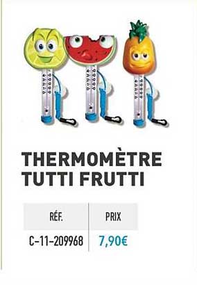 thermomètre tutti frutti