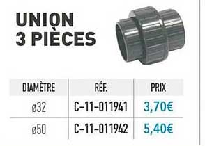 union 3 pièces
