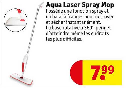 aqua laser spray mop