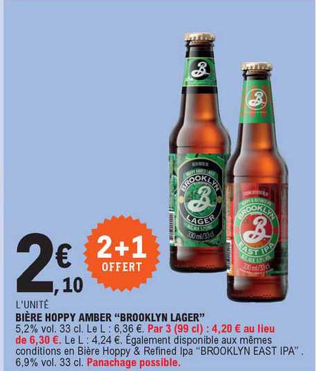 bière hoppy amber "brooklyn lager"