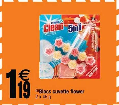 blocs cuvette flower