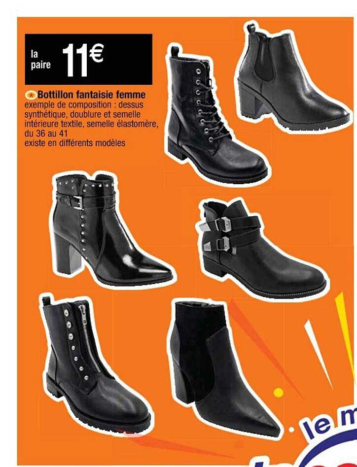 bottillon fantaisie femme