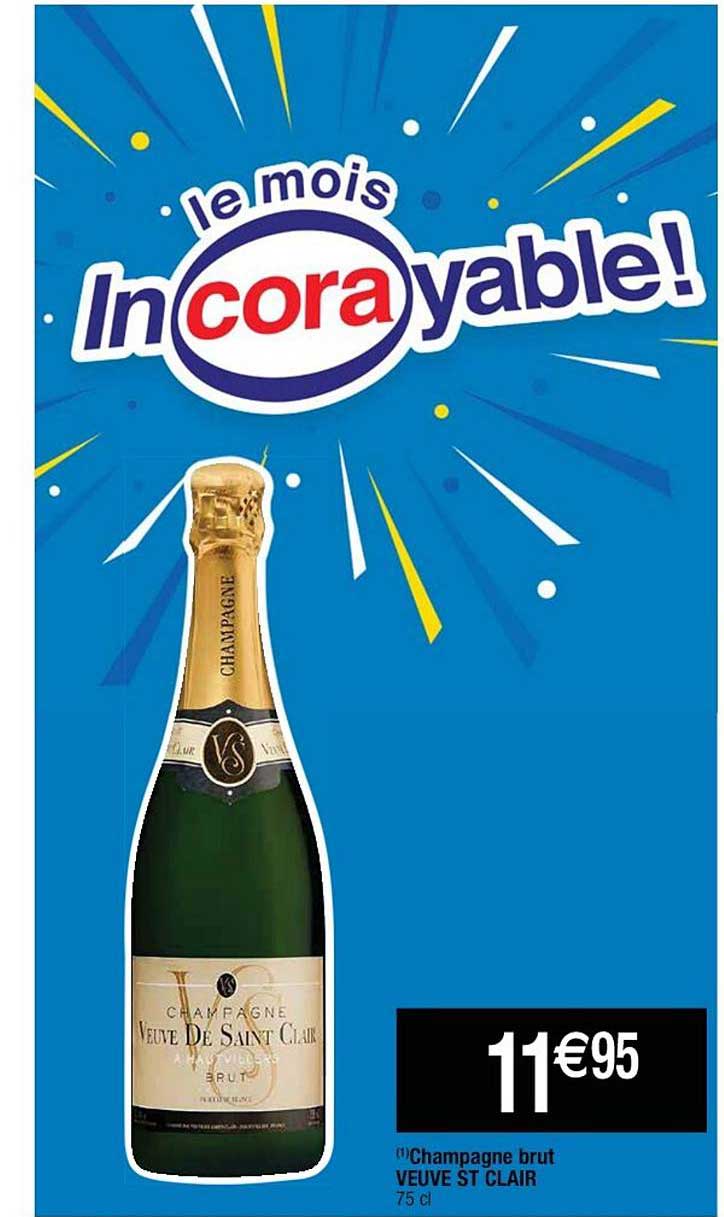 champagne brut veuve st clair