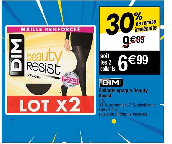 collants opaque beauty resist dim