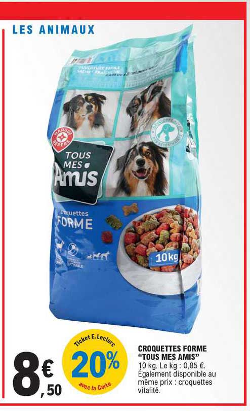 croquettes forme "tous mes amis"