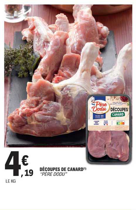 découpes de canard "père dodu"