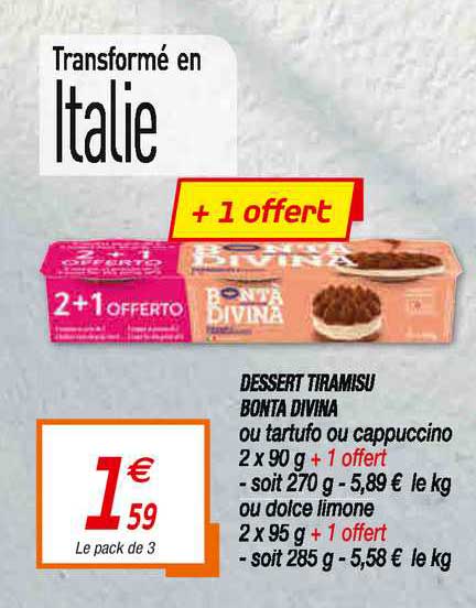 dessert tiramisu bonta divia